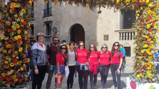 EAE Business School Barcelona en la Magic Line caminata solidaria