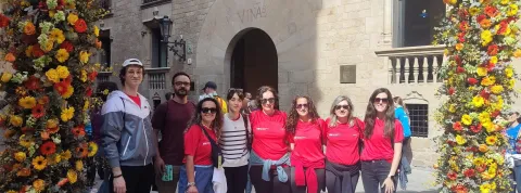 EAE Business School Barcelona en la Magic Line caminata solidaria
