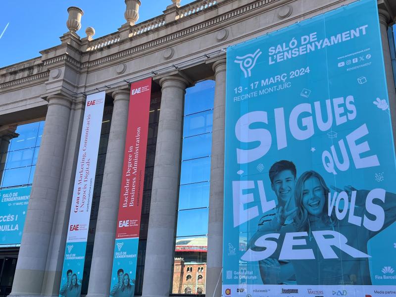EAE se presentó en el Saló de l’Ensenyament 2024 en la Fira Barcelona