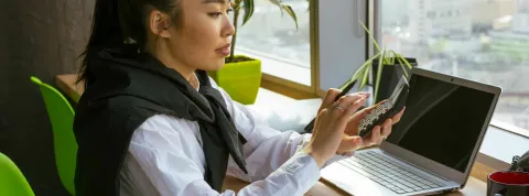 Trabajadora de finanzas