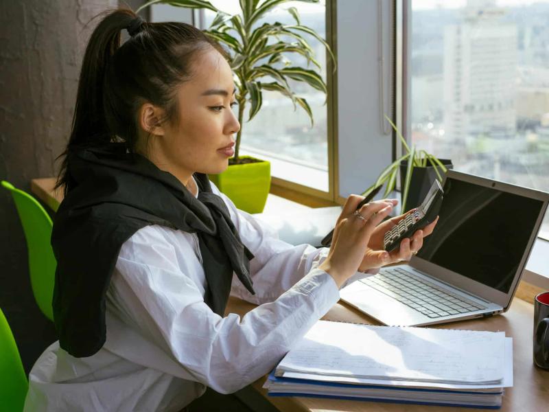 Trabajadora de finanzas