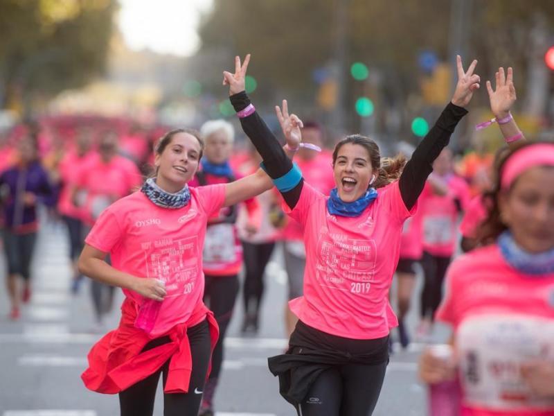Marea rosa carrera mujer Barcelona