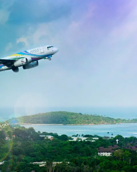 avión despegando 