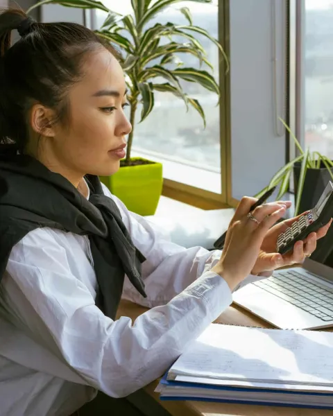 Trabajadora de finanzas